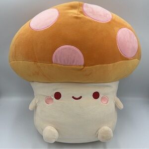 Smoko 14” Kai the Mushroom Mochi Plush Medium Multicolor Stuffed Animal